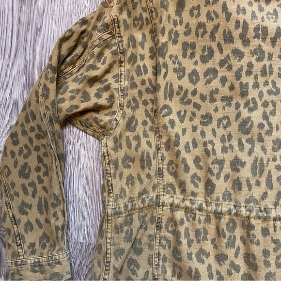 Frame cheetah print cargo jacket size small - Picture 11 of 14